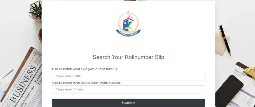 Islamabad Police Roll Number Slip 2024