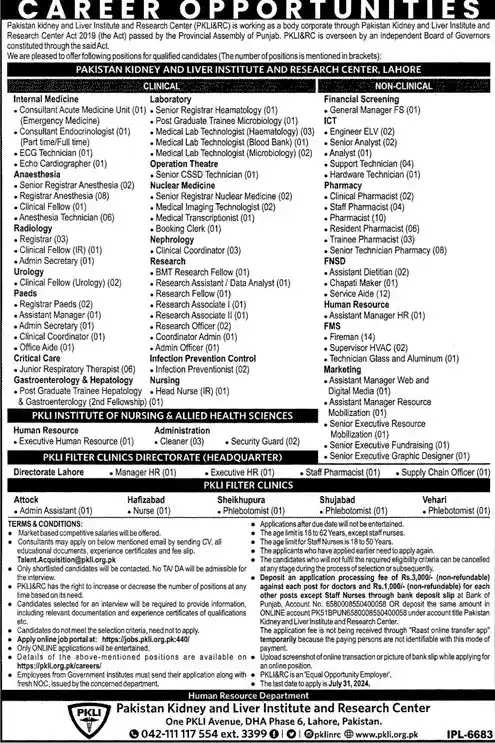 PKLI Jobs 2024