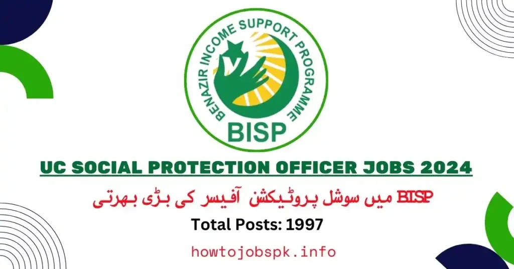 BISP UC Social Protection Officer Jobs 2024