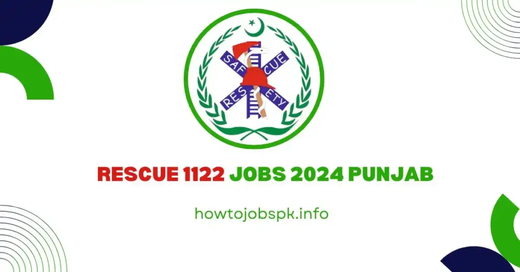 Rescue 1122 Jobs 2024 Punjab